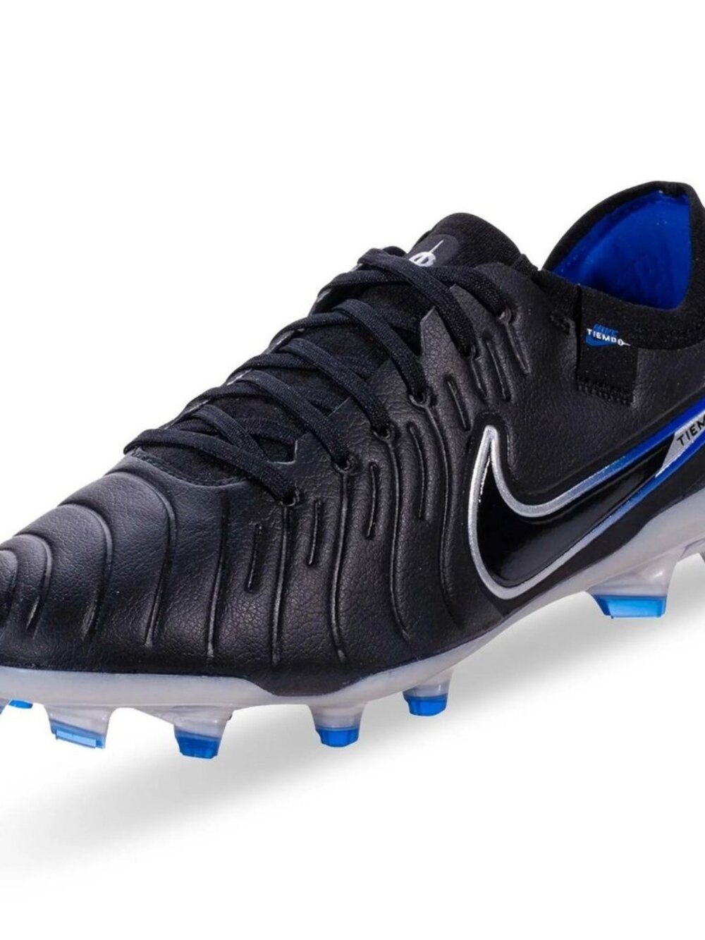 Nike Men's Tiempo 10 Pro Play Firm/Artificial Ground Soccer Cleats Black Size 12